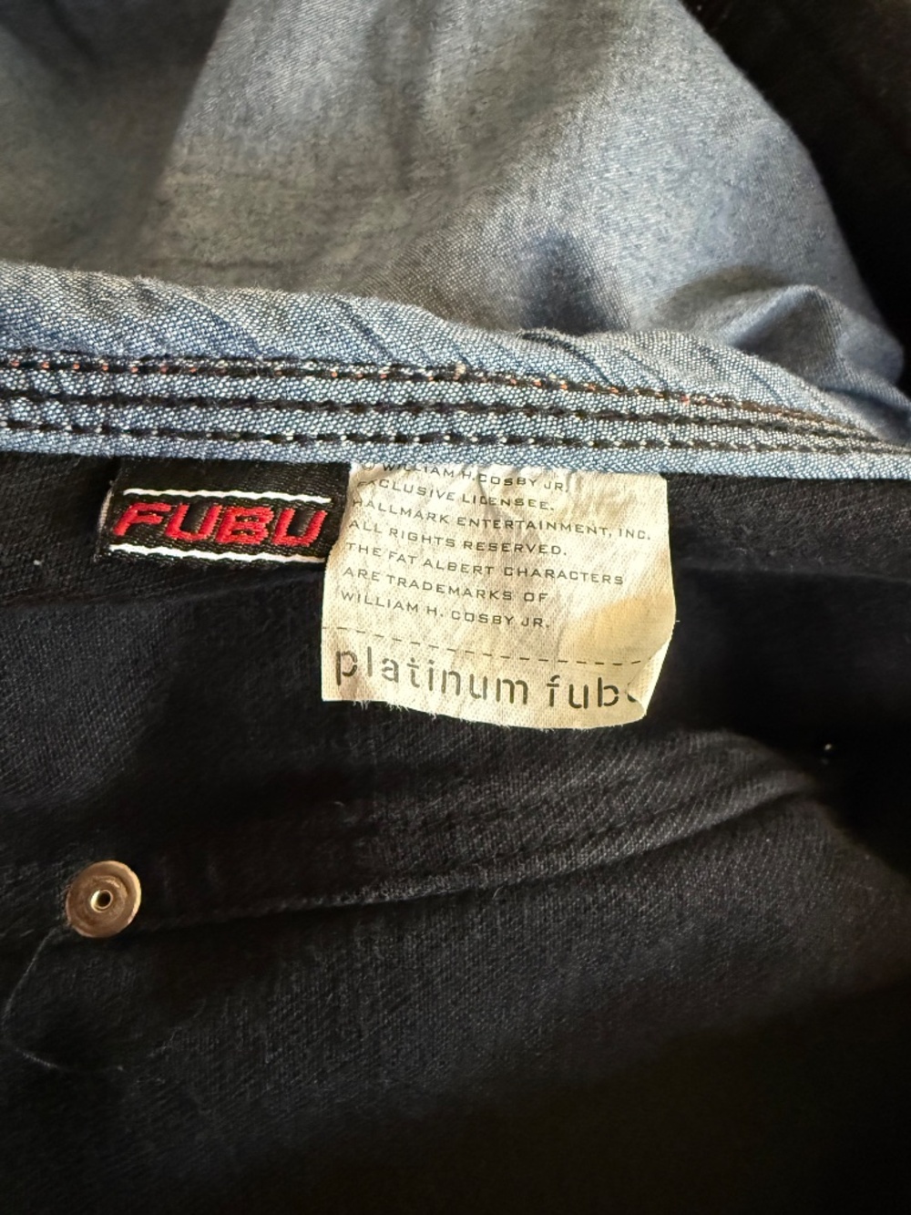 "VINTAGE 90s Hip Hop Y2K Platinum FUBU Fat Albert Junk Yard Dogs BlK JCK NWOT - Picture 11 of 16